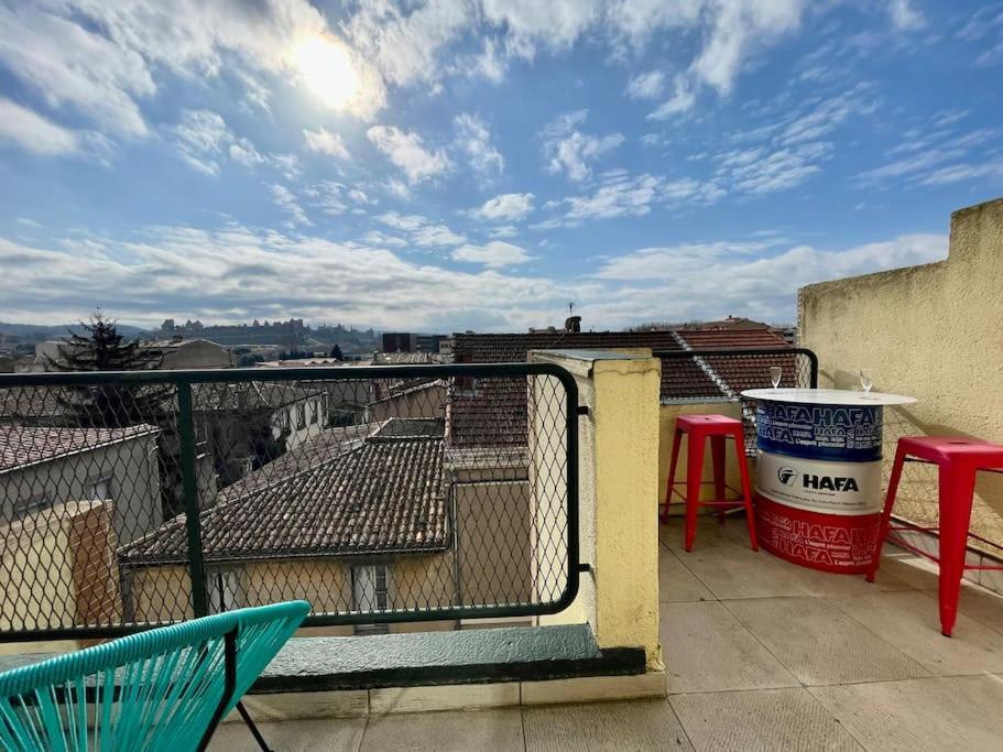 Duplex 70M2 - Vue Cite Medievale - Parking Gratuit Καρκασόν Εξωτερικό φωτογραφία